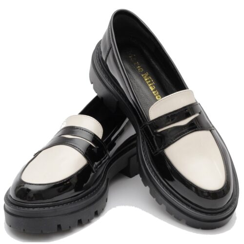 Tulip Noir/Beige Vernis